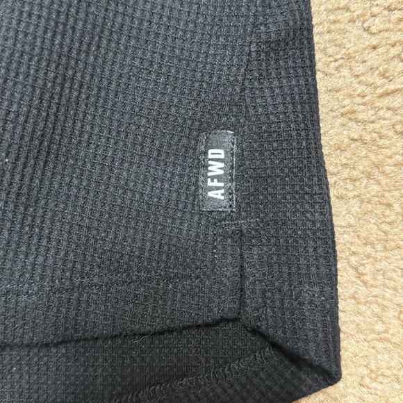 Alpha Forward women waffle long sleeve tee. Small - Picture 4 of 5